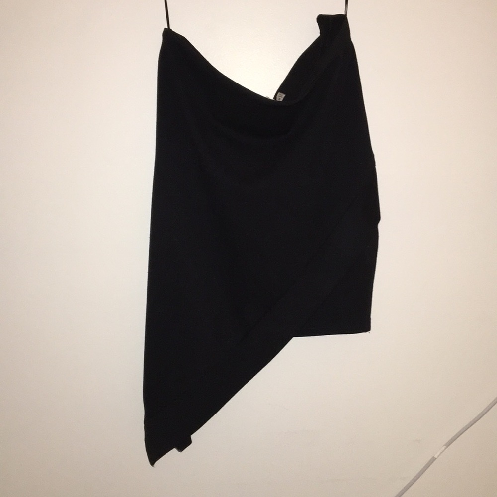 Black Asymmetrical Skirt